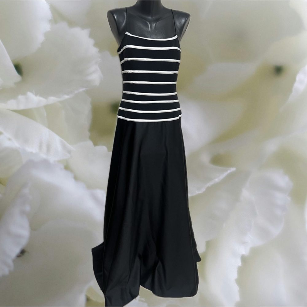 JS Collections Black Sundress Sleeveless Maxi
